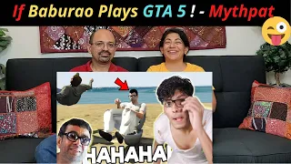 If Baburao Plays GTA 5 !🤣| Mythpat | Indian American Reactions !! 😂