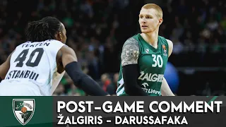 Aaron White reflects on the victory over Darussafaka