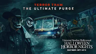 Terror Tram: The Ultimate Purge Reveal | Halloween Horror Nights 2021 #UniversalHHN