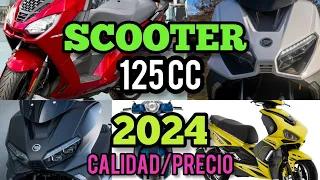 NUEVOS scooter 125 🛵 2024 😯 Calidad /Precio top:5 de los mejores Scooter 125 cc motos125 estrenos $#