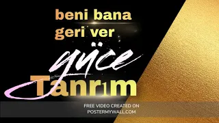 Beni bana geri ver yüce Tanrım - yaralarım var (Orginal version)