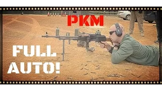 PKM General Purpose Machine Gun 7.62x54R Full Auto! (HD)