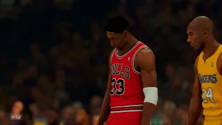 NBA 2K22 - All-Time Bulls vs. All-Time Lakers (CRAAAZY! 😯😯😯) [1080p 60 FPS]