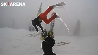 SNOWBOARDERS vs SKIERS #14 fights, crashes and angry people