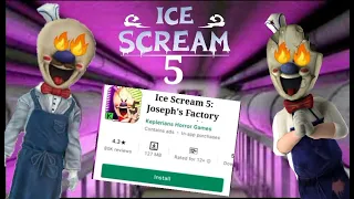 Ice scream 5 Is finally available to download in playstore (Fanmade)😱🤯🤩