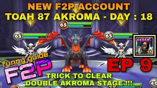 #9 BEGINNER ACCOUNT TOAH 87 AKROMA ZAIROS EP 9 SUMMONERS WAR