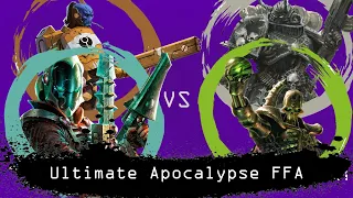 Dawn of War  Ultimate Apocalypse Free for all Necrons vs Tau vs Eldar vs Chaos