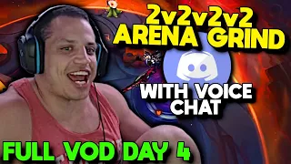 Tyler1 Gladiator Grind - Arena With Voice Chat | 2v2v2v2 With Viewers | Day 4