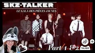 REACTION to [Stray Kids : SKZ-TALKER GO! Season 4]  LE GALA DES PIÈCES JAUNES EP 4 & 5