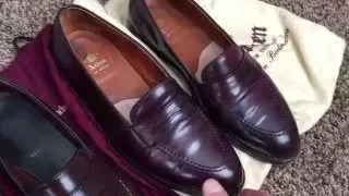 Shell Cordovan Penny loafer comparison - Allen Edmonds vs Alden