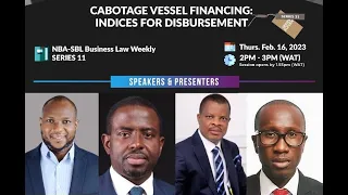 Cabotage Vessel FInancing: Indices for Disbursement