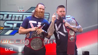 Kevin Owens and Sami Zayn Interrupt Judgment Day - WWE RAW, July 24, 2023