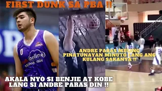 ANDRE PARAS first dunk sa PBA grabe nag ALA KOBE ! muling pinatunayan minuto lang kulang sakanya !!