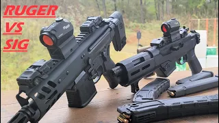 THE BEST PCC ?  RUGER PC CHARGER VS SIG MPX