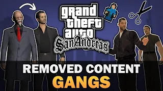 GTA SA - Removed Content - Gangs [Text video]