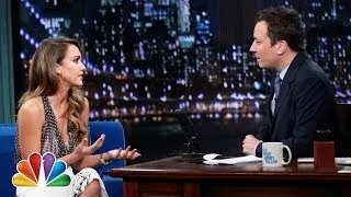 Jessica Alba Is an Entrepreneur (Late Night with Jimmy Fallon)