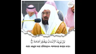 Surah Al-Qiyamah (01-10)|| Part-01|| Sheikh Abdur Rahman as Sudais|| The Light of Islam|| #shorts