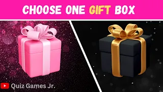 Choose Your Gift 🎁 | Pink vs Black💗🖤 | gift box challenge