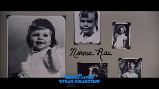 Norma Rae (1979) title sequence