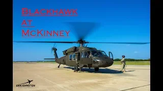 UH-60 Blackhawk Arriving McKinney Airport Texas