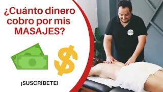 ¿Cuánto DINERO 💰💰 cobrar por un masaje?