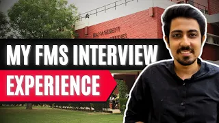 My FMS Interview Story | How to crack IIM MBA Interviews | IIM Ahmedabad Alumni