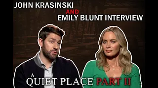 Husband and Wife Team John Krasinski and Emily Blunt on 'A Quiet Place Part II'