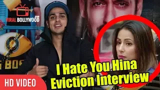 I Hate You Hina Khan | Priyank Sharma Reaction On Hina Khan After Eviction | Bigg Boss 11