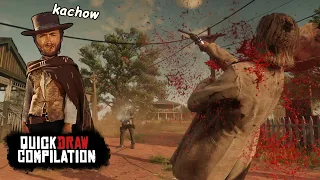 Playing Red Dead Redemption 2 Like it's a Western | Quickdraw Compilation (No Deadeye)