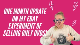 eBay Sales Experiment || One Month Update On Selling DVDs