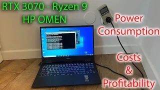 HP OMEN Power Consumption in Full Load - RTX 3070 Costs & Profitability