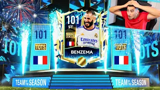 JE PACK LE MEILLEUR UTOTS 101 !!! GIGA PACK OPENING FIFA MOBILE 22