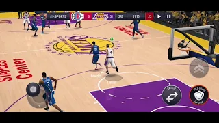 Kentavious Caldwell Pope versus Paul George in NBA Live Mobile