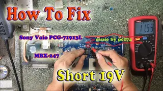 Fix Sony Vaio  PCG-71913L Mbx 247 Short 19v