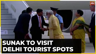 'Jai Siya Ram': How Union Minister Welcomed Rishi Sunak At Airport For G20