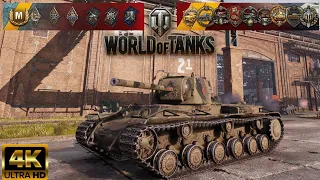 KV-1 - Pilsen map - 10 kills  - 3,7k damage Kolobanov World of Tanks replay 4K