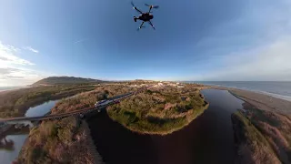 Overcapture of VR 360 drone footage