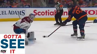 GOTTA SEE IT: Ryan Nugent-Hopkins Takes Advantage Of Turnover And Finishes Backhand On The Breakaway