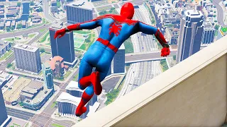 GTA 5 Falling off Highest Buildings #33 - GTA 5 Funny Moments & Fails Ragdolls Gameplay