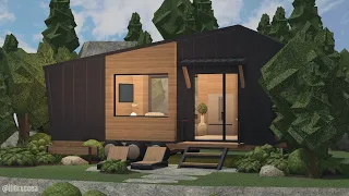 Minimalist Tiny Home | Part 1 | Bloxburg Speedbuild | Grxceea