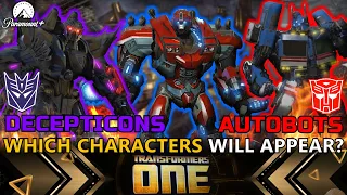 Transformers One(2024) What Characters Will Appear In The Movie? Final Trailer Predictions!