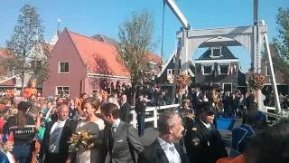 King and Queen of the Netherlands.  KINGSDAY 2014