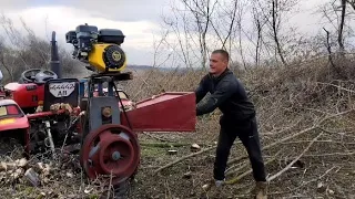 😡Випробую по максимуму 😨❗ Подрібнювач гілок своїми руками👍❗ Подарунок від підписника Віктора ❗