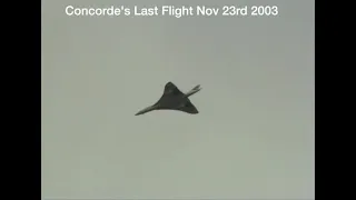 Concorde's very last flight in Bristol on 23rd Nov 2003