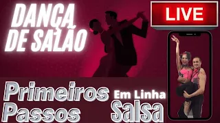 Dança de Salão Para Iniciantes (Salsa em Linha😻) Primeiros Passos.