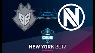 CS:GO - G2 vs. EnVyUs [Cbble] Map 3 - Semifinal - ESL One New York 2017 EU Qualifier