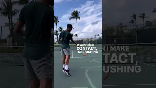 Why Your Forehand Goes Long; How To Fix🎾 #tennis