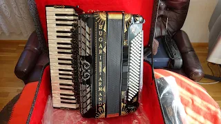 NEW Accordion Bugari Artist 289 Gold cassotto