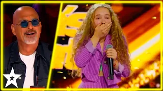 Young Singer Wins the GOLDEN BUZZER With Her POWERFUL Voice! | Kids Got Talent