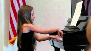 Sarah's First Piano Recital 2012